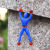 Magic Flip-up Bucket Climbing Wall Spider-Man Children's Toy Stall Climbing Brick-Man Rock Climbing Small Toy