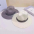 Summer New Knitted Yarn Men's Top Hat Breathable Tourist Hat Male Sun Hat Outdoor Casual Sun Hat