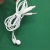 Wire Control Small Earphone P100 White Small Earphone 3.5 Jack Plug-in Universal Music Audio Small Earphone