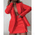 Spring Solid Color Suit Suit Small Suit Jacket Short Skirt Two-Piece Set Amazon European and American Style Wish Popular