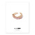 Plated 18K Real GoldZircon Inlaid Ins Super Fairy Internet Celebrity Cross Line Temperament Cuff Bracelet Ring for Women