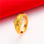 2021 New Live Broadcast Plated 24K Simulation Gold Jewelry Women's Rose Ring Vietnam Placer Gold Ring Wholesale