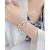 OPK Ornament Manufacturer European and American Fashion Freshwater Pearl Bracelet Women's Simple Fashion All-Match Stainless Steel Love Bracelet