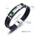 Cross Accessories Men's Leather Bracelet Retro Multi-Layer Braided Bracelet Titanium Steel Leather Cord Bracelet