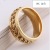 CrossBorder Titanium Steel Rotatable Chain Ring Stainless Steel Couple Ring Japanese and Korean Jewelry