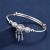 Dreamcatcher Bracelet Women's 999 Silver Plated Niche Personalized Cold Style Opening Bracelet Silver Bracelet Wholesale