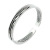 Silver Fashion Feather Bracelet Personality Simple Letter Accessories Couple Model Opening Bracelet Cross-Border Supply