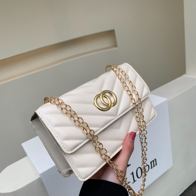 Special-Interest Design Chain Bag for Women 2022 New Fashion All-Match Messenger Bag Advanced Texture Shoulder Small Square Bag Fashion
