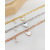 Titanium Steel Pearl Bracelet Female Ins SpecialInterest Design Stitching Chain Temperament HeartShaped Hand Jewelry