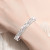 Silver Bracelet for Women 999 Sterling Silver Niche Solid Silver Bracelet Fine Circle Starry Silver Jewelry for Women