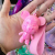 DIY Fluid Violent Bear White Blank Material Package Pigment Children's Handmade Creative Pendant Coloring Violent Bear DIY Wholesale