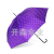 Two-Color Dot Pattern Eight-Bone Curved Handle Umbrella Sunny And Rainy Dual-Use Long Handle Umbrella Multi-Color Car Semi-automatic Open Umbrella