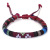 New Ethnic Style Bracelet Color Cotton String Hand Woven Hand Rope Irregular Geometric Flowers Print Bracelet