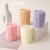 Wool Aromatherapy Candle Soy Wax Winter Warm Retro Korean Ins Home Decoration Gift with Hand Gift Column