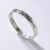 Silver Fashion Feather Bracelet Personality Simple Letter Accessories Couple Model Opening Bracelet Cross-Border Supply