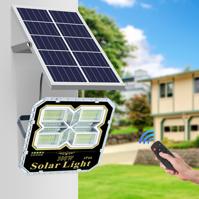 Factory Direct Sales Solar Spotlight LED Outdoor Waterproof Garden Lamp Light-Controlled Solar Street Lamp Lighting Household