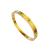 Fashion Refined and Simple Temperament Female Titanium Steel Bracelet 18K Gold Plating Devil's Eye Stainless Steel Cross-Border Accessories Wholesale