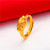 2021 New Live Broadcast Plated 24K Simulation Gold Jewelry Women's Rose Ring Vietnam Placer Gold Ring Wholesale