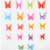 18 PCs Black and White, Colored Glitter Three-Dimensional Butterfly Wall Sticker Living Room Bedroom Wall Decoration Stickers Wall Layout Creative