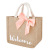 Factory Customized Bridal Gift Jute Gift Bag Decorative Bowknot Handbag Customizable Logo