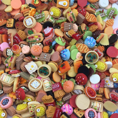 Live Simulation Candy Toy Mixed Mixed Wholesale Cream Glue Epoxy Phone Case Decorative Material DIY Resin Accessories