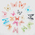 18 PCs Black and White, Colored Glitter Three-Dimensional Butterfly Wall Sticker Living Room Bedroom Wall Decoration Stickers Wall Layout Creative