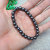E033 Special Offer Simple Beaded Elastic Magnetic Magnet Bracelet Black Beads Magnetic Therapy Health Care Hand Jewelry