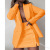 Spring Solid Color Suit Suit Small Suit Jacket Short Skirt Two-Piece Set Amazon European and American Style Wish Popular