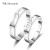 Open Couple Ring Female Korean Style Zircon Wedding Diamond Ring Open Rings for Couples Live Streaming on Kwai