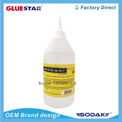 Sodak 30ml~500ml Plastic Bottle Packing Alcohol Glue Fabric Adhesive Glue Silicone Liquid Alcohol Glue