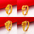 2021 New Live Broadcast Plated 24K Simulation Gold Jewelry Women's Rose Ring Vietnam Placer Gold Ring Wholesale