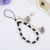 Mobile Phone Lanyard Girls Short Clay Plaster Flower Bracelet Colorful Hanging Decoration Neck Phone Case Pendant