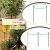 Cross-Border Amazon Garden Support Rod Semicircle Metal Plant Trellis Iron Bracket