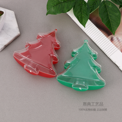 Christmas Tree Bell Transparent Candy Box Creative Christmas Gift Candy Candy Box Home Decoration Storage Box Ornaments