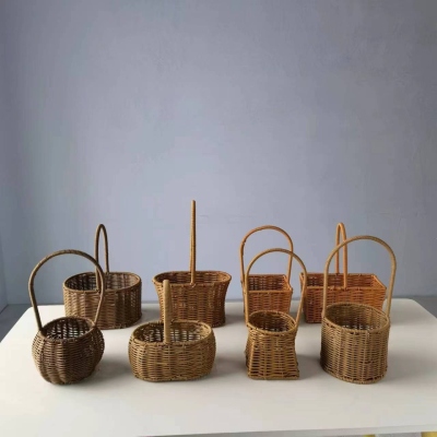 PVC Woven Sentence Storage Basket