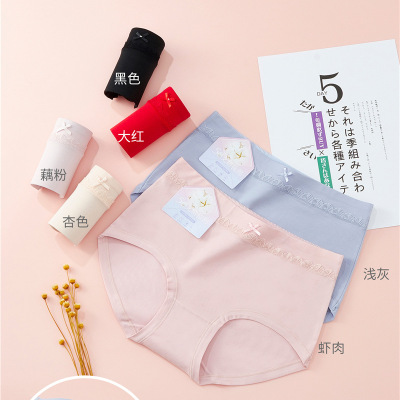 2021 Xinjiang Cotton Underwear Women's Autumn and Winter Good Quality Wholesale Pure Cotton Simple Shorts Girl Student Briefs