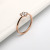 Tik Tok Online Sensation Little Daisy Ring Sweet and Simple Ornament Fashion Black and White Two-Color Small Flower Ring