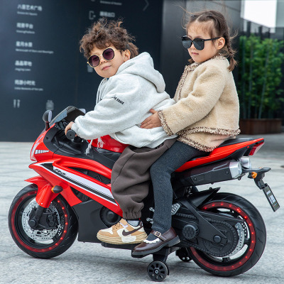Children's Electric Motorcycle with Light Early Education Music Children's Electric Toy Car Support One Piece Dropshipping