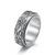 Cross-Border Amazon God's Eye Stainless Steel Ring Men's Rotatable Retro Titanium Steel Ring Hand Jewelry