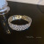 Diamond Open-Ended Bracelet Bracelet Internet Celebrity Super Flash Temperament Design Hand Jewelry Women Wholesale