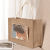 Spot Goods Sack Non-Printed Same Style Shopping Tote Bag Wholesale Artistic DIY Linen Gunnysack Printed Logo