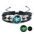 God Peripheral Time Stone Black Leather Bracelet Men and Women Jewelry Anime Game Eye of God Bracelet in Stock Whole