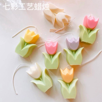 Wholesale Creative Tulip Candle Holiday Gift Home Decorative Small Ornaments Korean Ins Flower Aromatherapy Candle