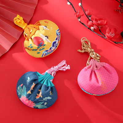 Dragon Boat Festival Sachet Perfume Bag Lucky Bag Bag Pouch Pendant Embroidered Han Chinese Clothing Car Pedant Decoration Zhu Sandbag Ancient Style Portable