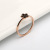 Tik Tok Online Sensation Little Daisy Ring Sweet and Simple Ornament Fashion Black and White Two-Color Small Flower Ring