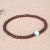 Female Original Design 4mm Single Circle High Oil Density Old Materials Wooden Cultural Artifact Prayer Beads Bracelet