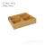 Bamboo Multi-Grid Hot Pot Restaurant Plate Bamboo Wood Vegetables Tray Multi-Grid Barbecue Plate Platter Wooden Plate