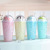 Cool Summer Internet Celebrity Ice Cup Double Layer Plastic Macaron Color Plastic Sippy Cup Amazon Hot Sale Epoxy Water Cup