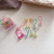 Children's High Elastic Transparent Beads Hair Rope Does Not Hurt Hair Rubber Bands Cute Hair Ring Hair Accessories