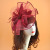 Sale Wedding Banquet Feather Flower Headdress Exaggerated Jockey Club Mesh Hair Accessories Barrettes Performance Stage